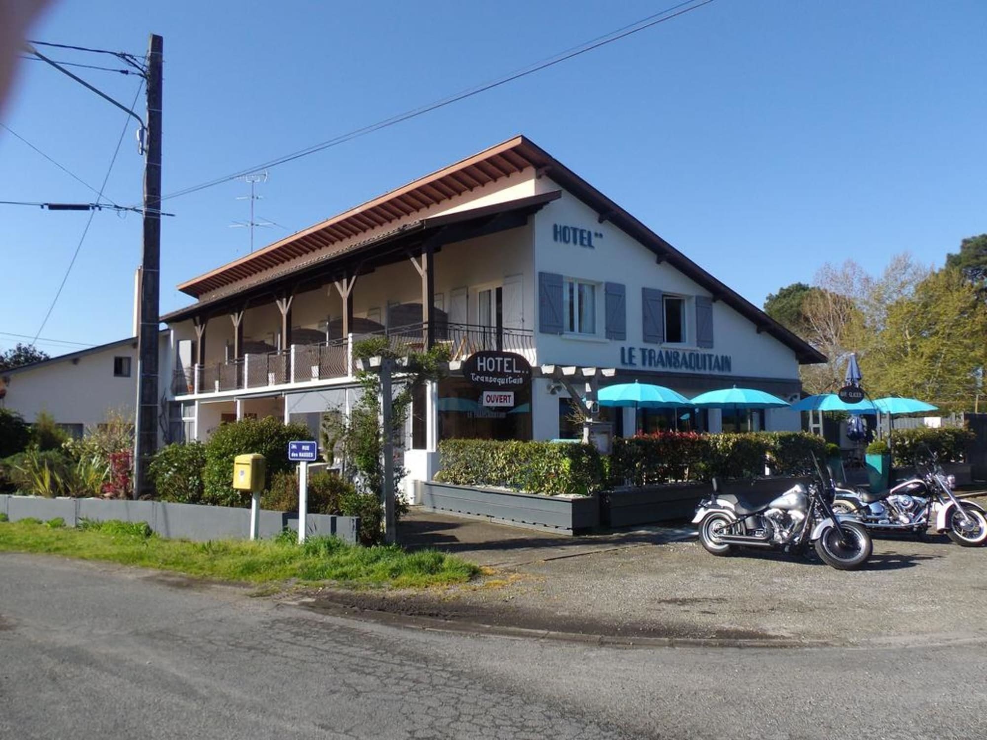 Hotel Cote Et Lac Biscarrosse Eksteriør billede
